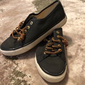 Sperry Top Sider Women’s Canvas Sneaker Black